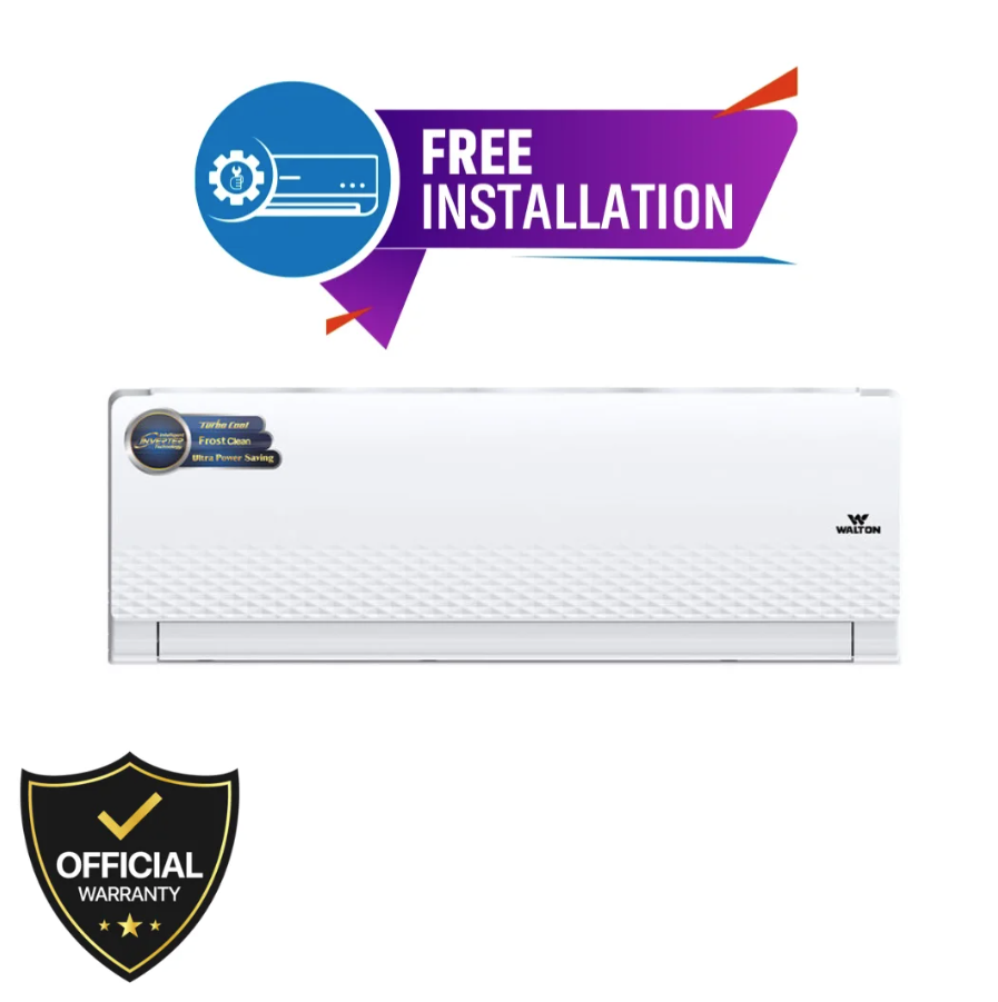 Walton 1.5 Ton Intelligent Inverter Air Conditioner AC [WSI-DIAMOND-18M (FROST CLEAN)]