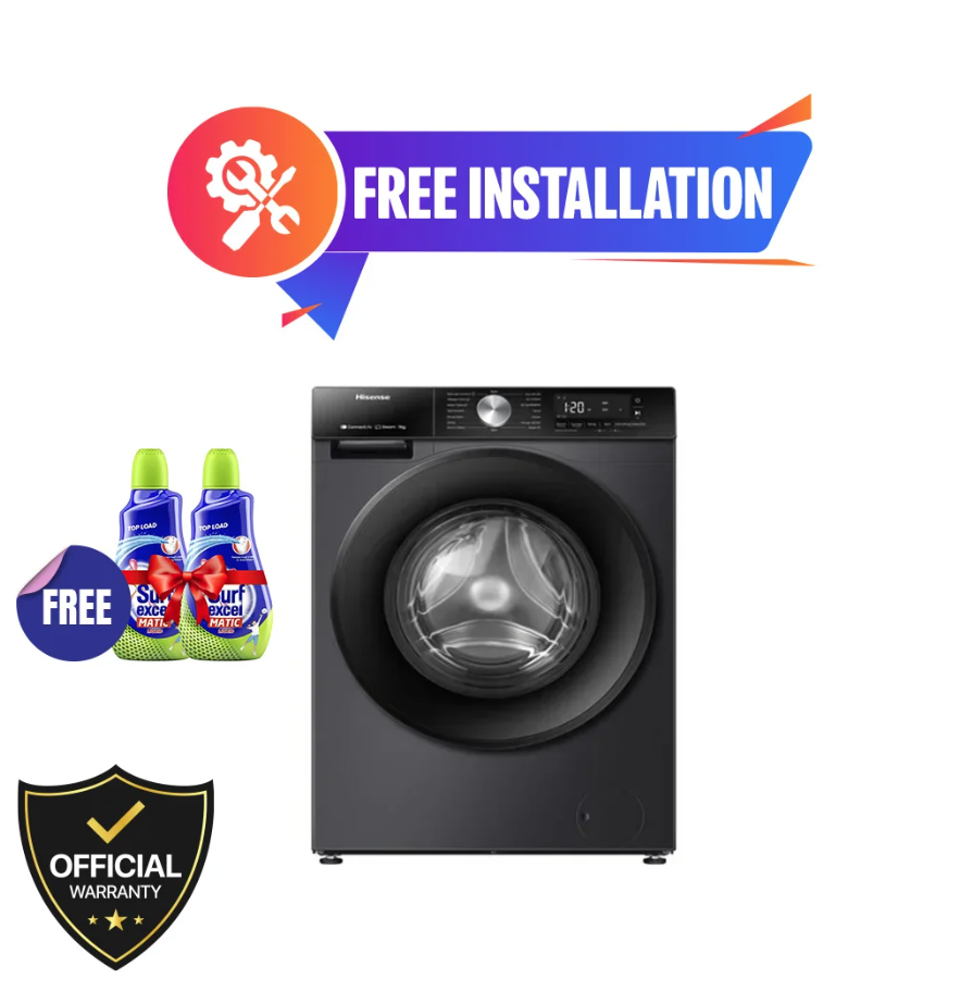 Hisense 9kg Front Load Washing Machine (WF3S9043BT)