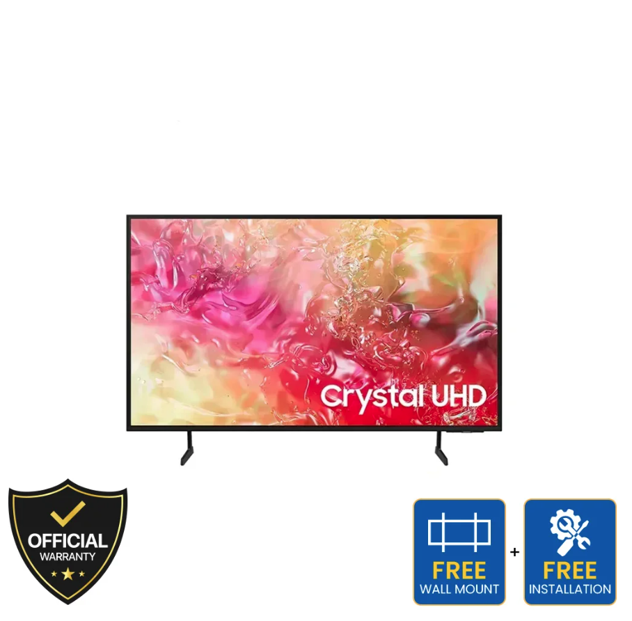 Samsung 50 Inch Crystal 4K UHD Smart TV (50DU7700)