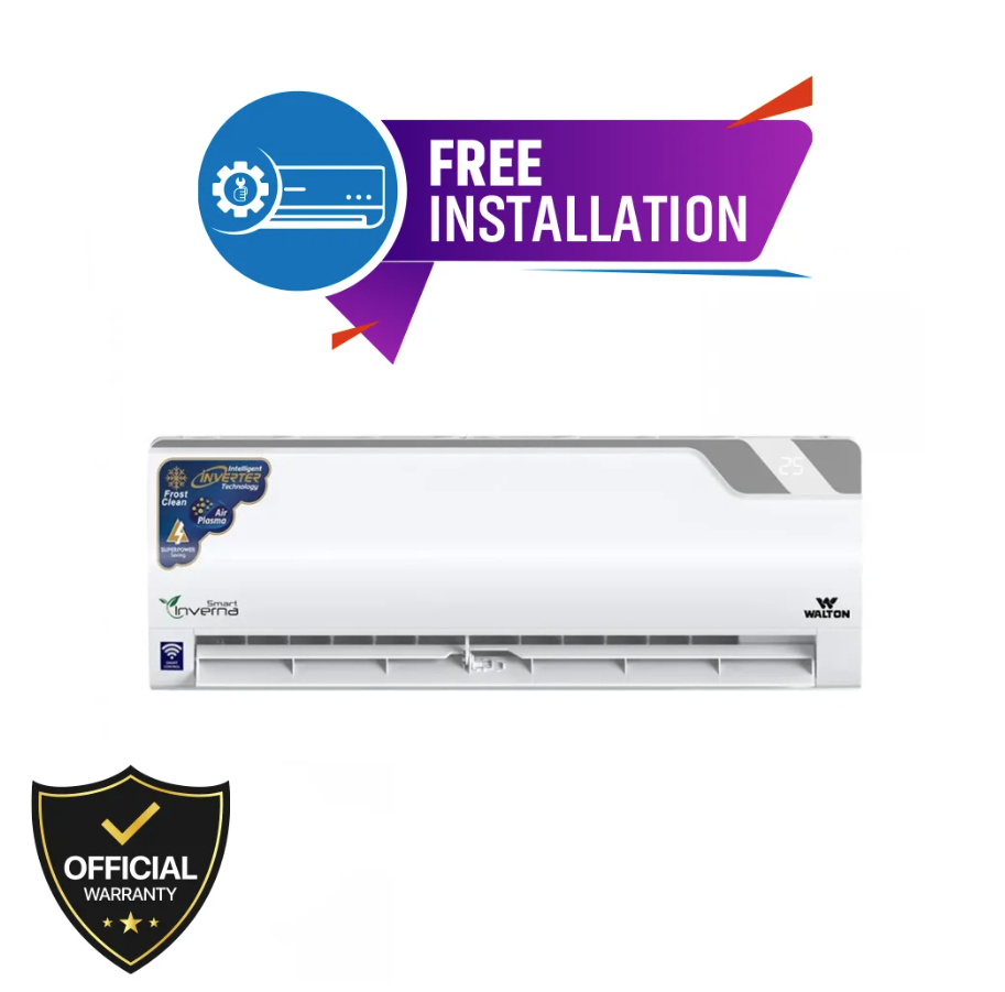 Walton 1 Ton Inverter Air Conditioner (WSI-INVERNA (SUPERSAVER)-12J [PLASMA])